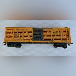 Yellow Model Train Car